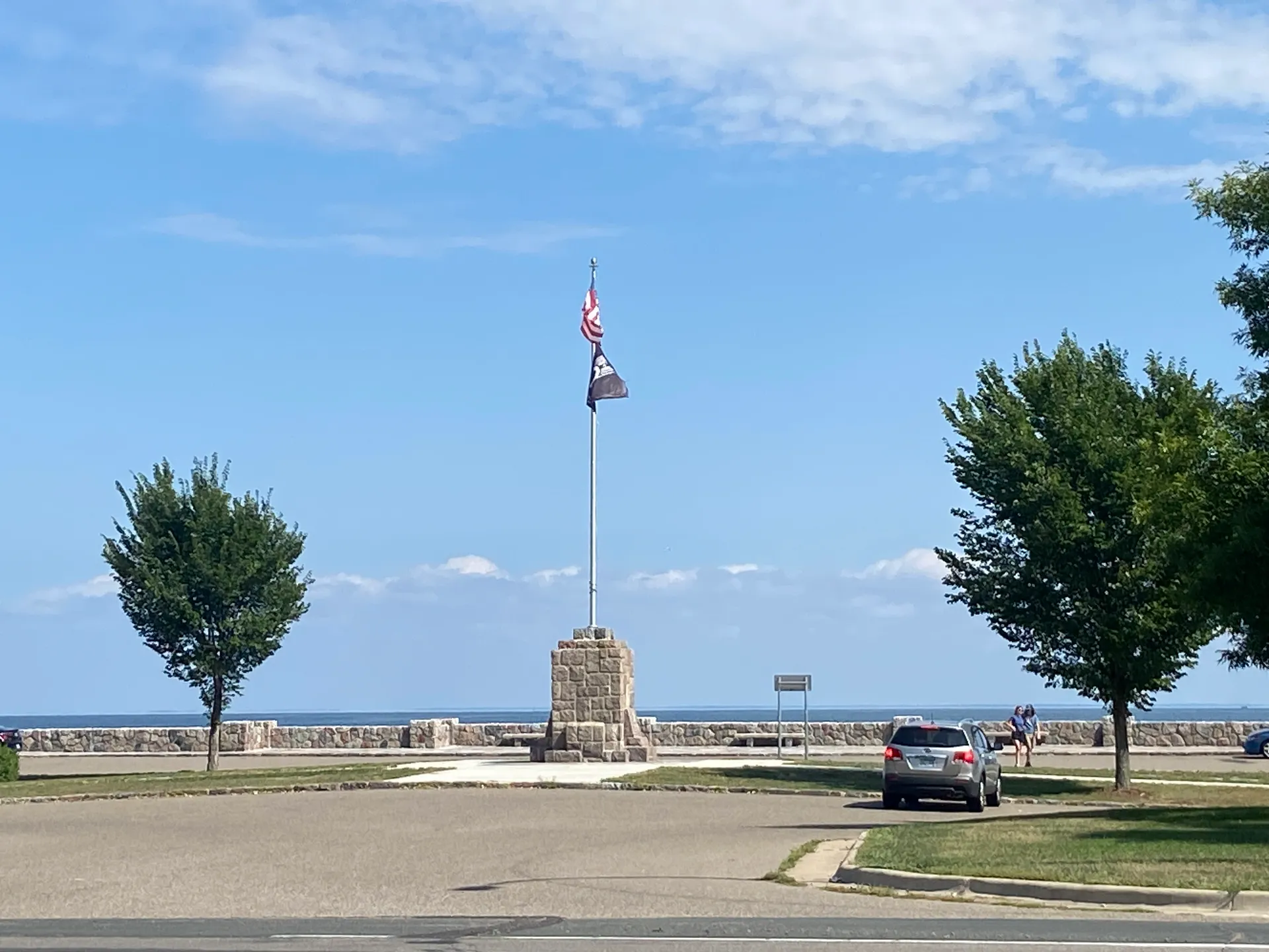Garrison Bay memorial park in Garrison, Minnesota.