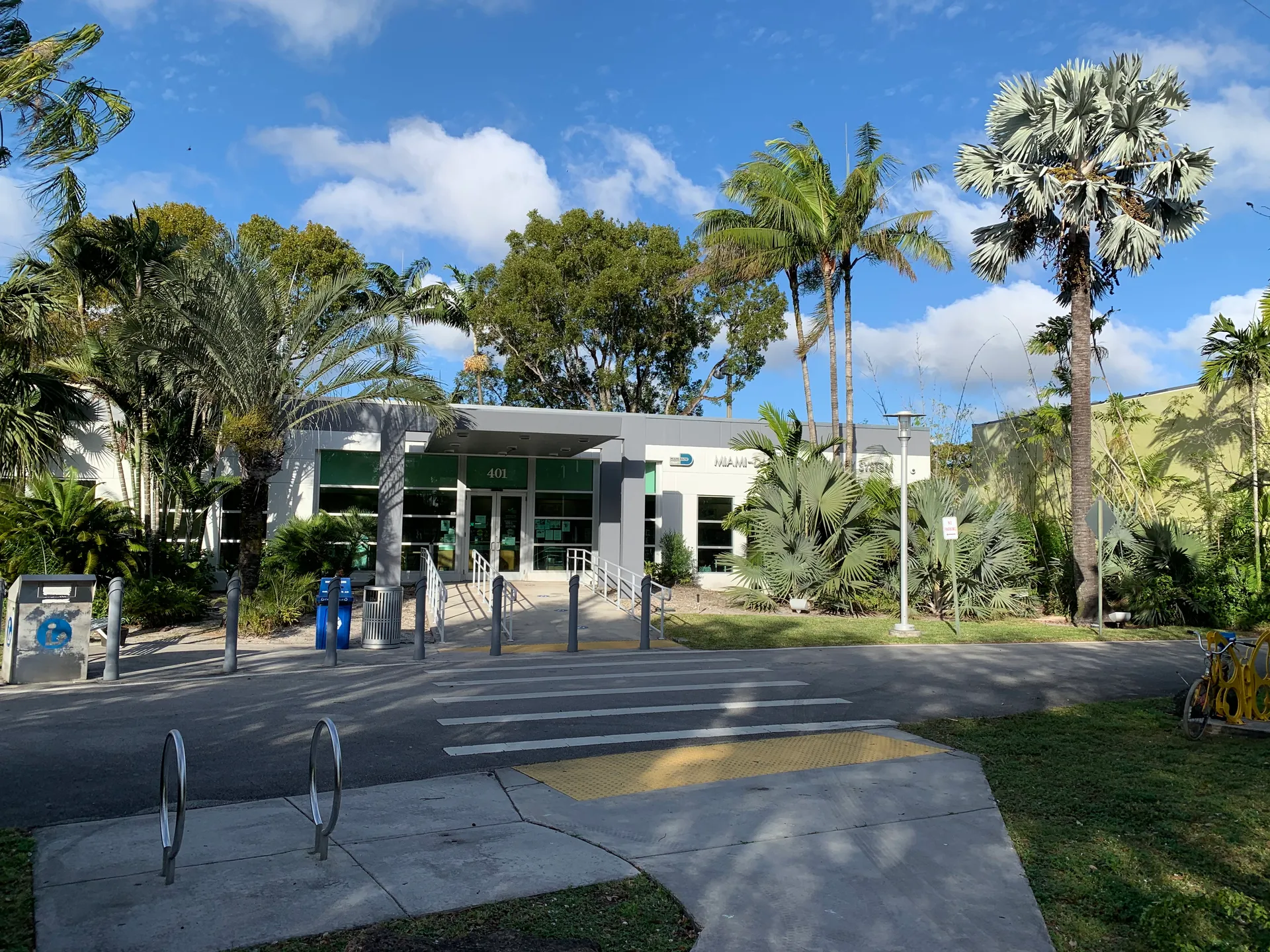 Miami Springs Branch Library on Westward Drive in Miami Springs, Florida.