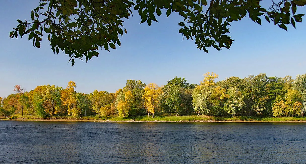 Mississippi River at the Fort Ripley site in Minnesota.
