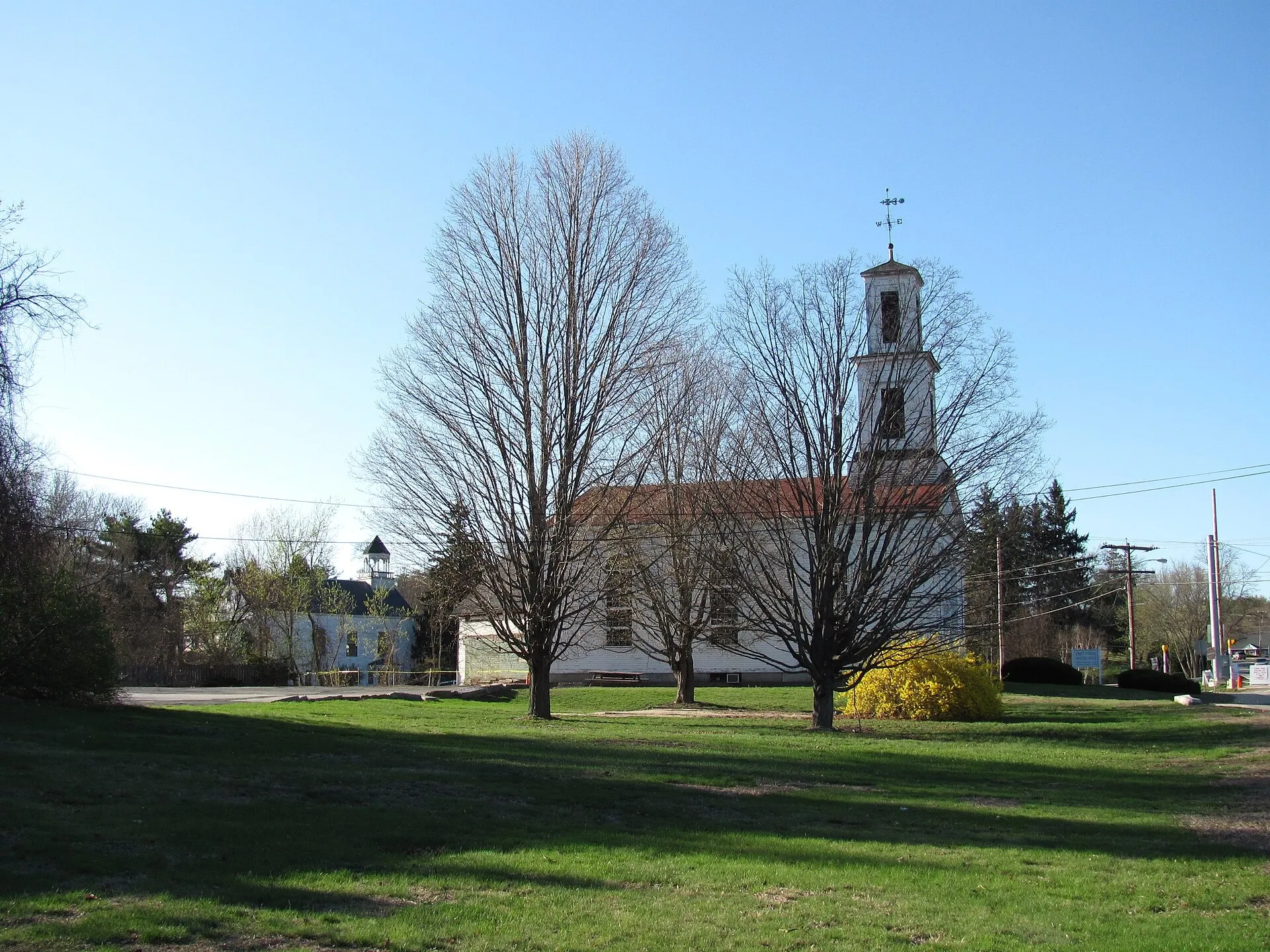 First Parish Meeting House, Tyngsborough MA. Tyngsborough Town, MA.