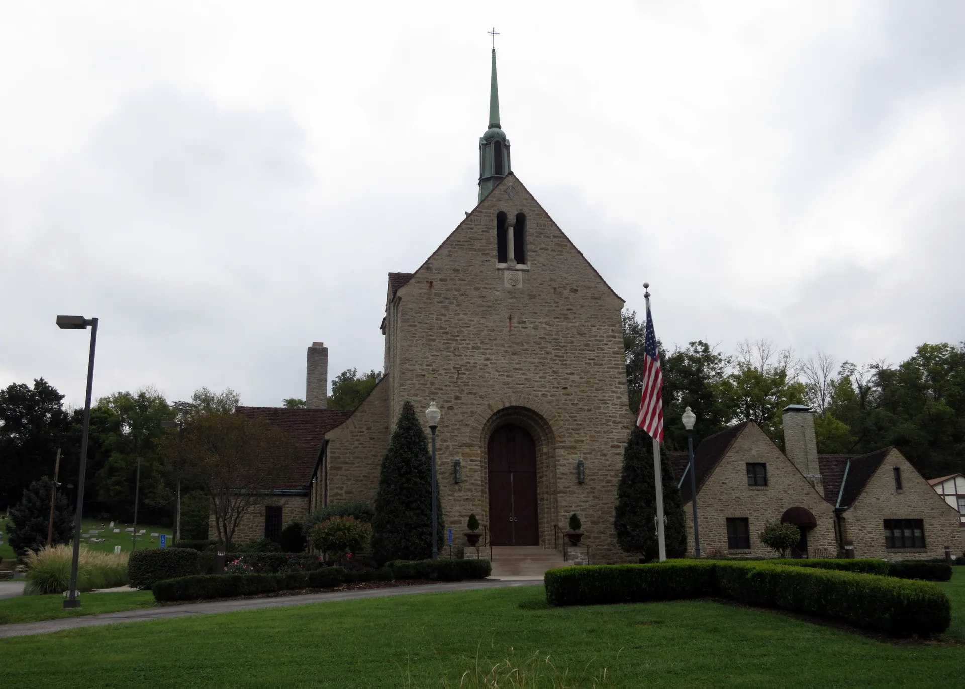 Saint Bernard of Clairvaux Catholic Church in Taylor Creek, Ohio.