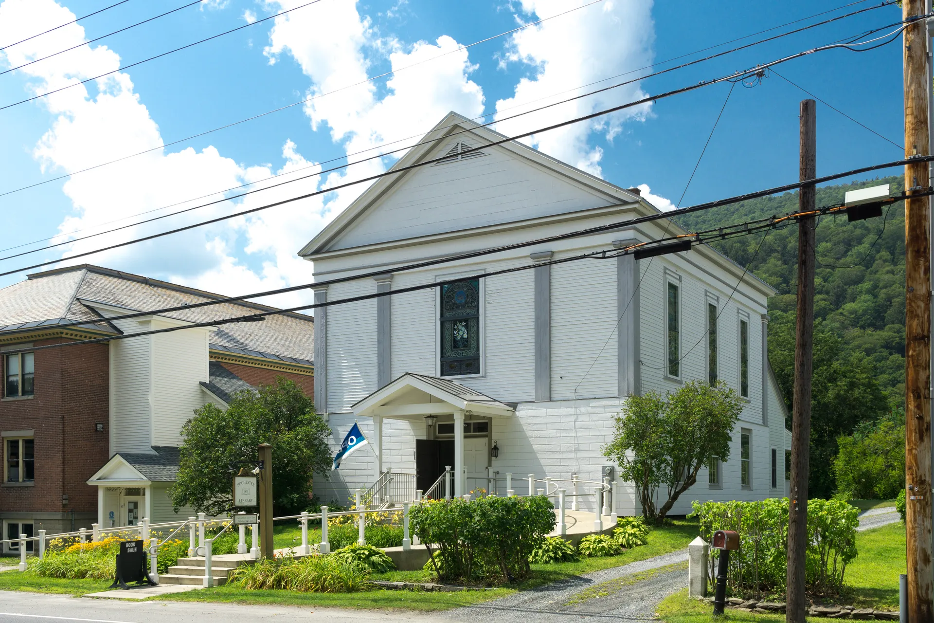 Public library in Rochester, Vermont.