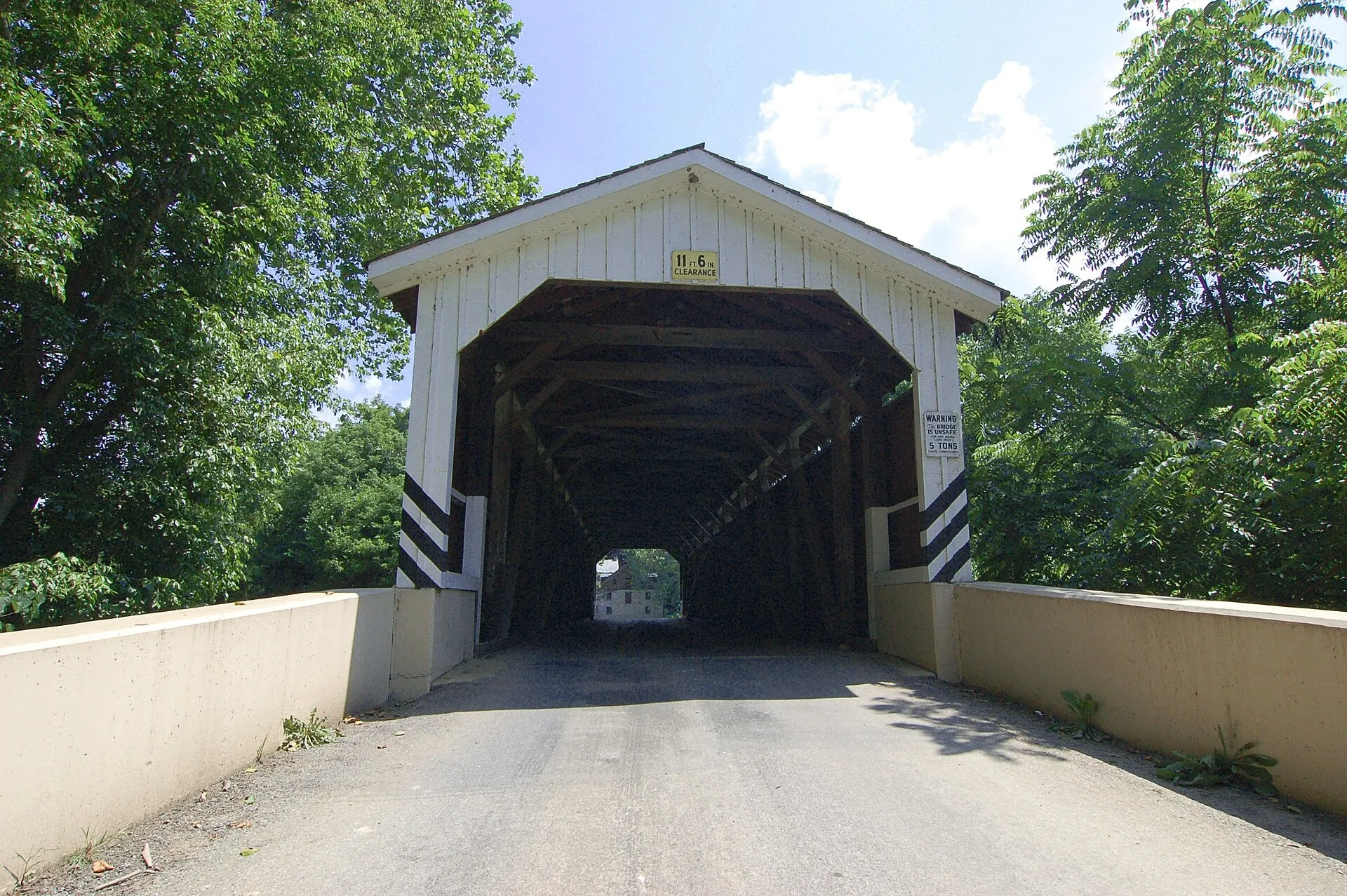 Baumgardener's Covered Bridge First Approach 3008px. Martic Township, PA.