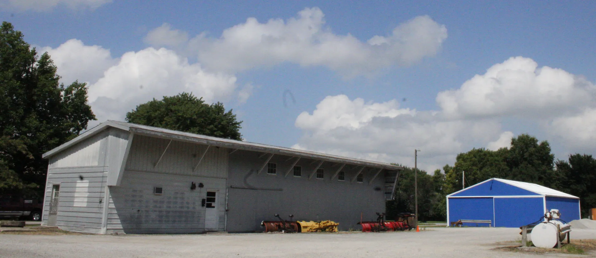 New Douglas Township building in New Douglas, Illinois.