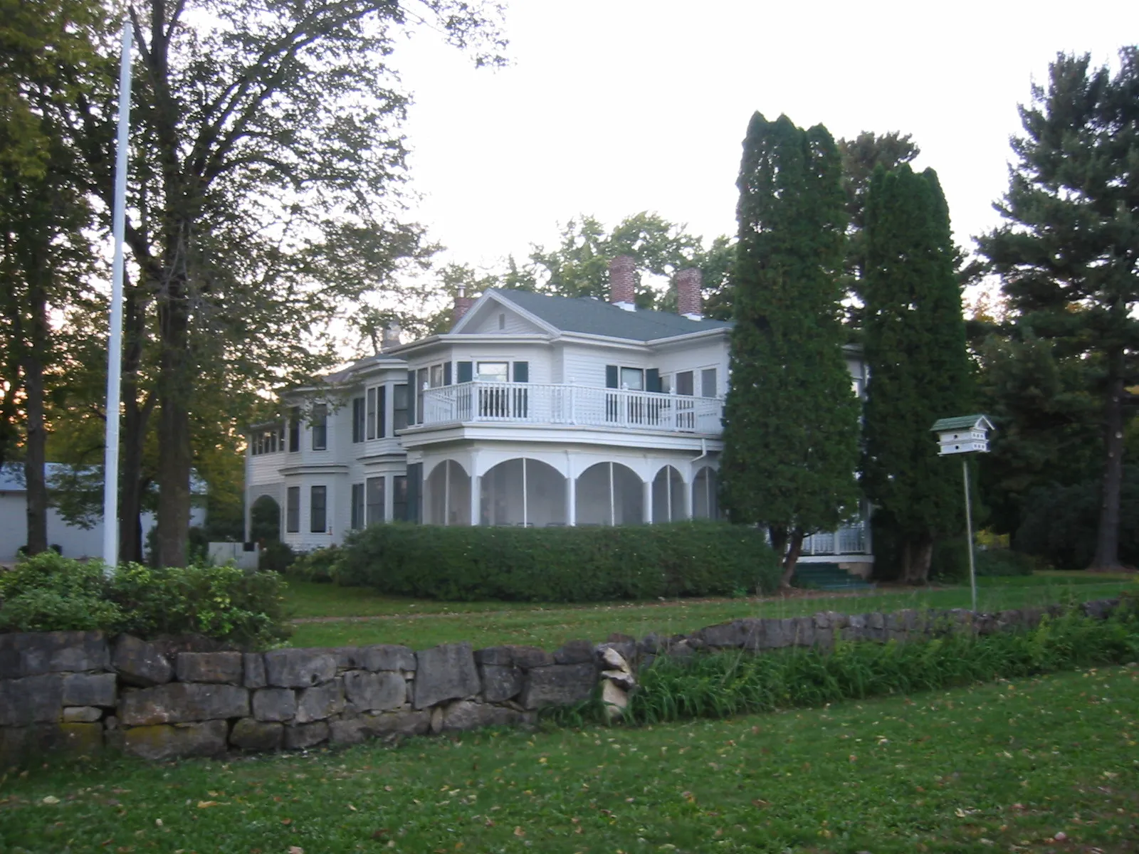 Historic Victorian house in Frontenac, Minnesota.