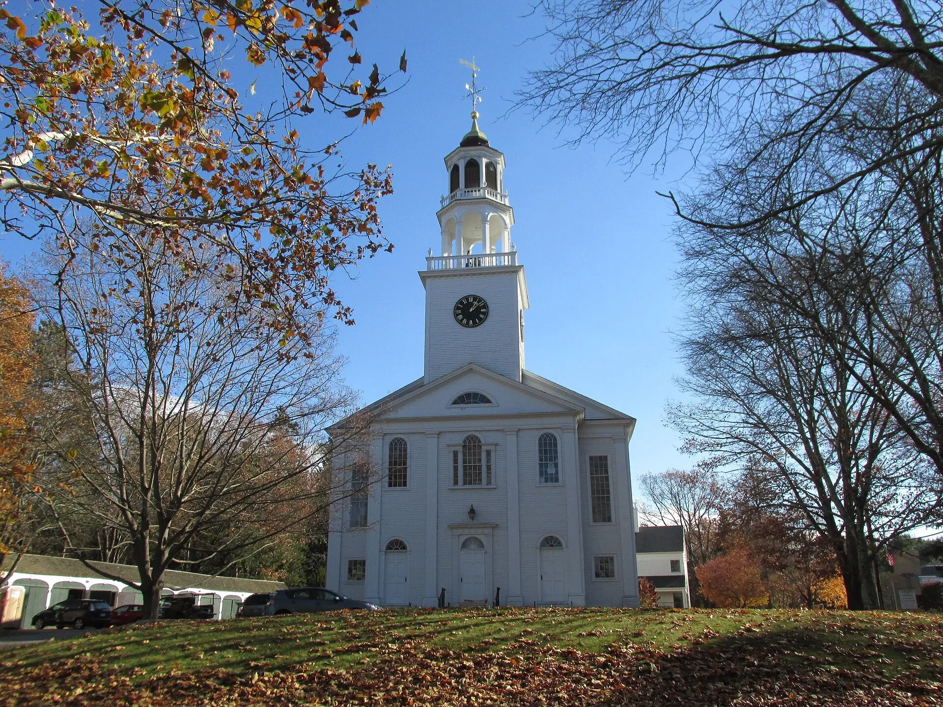 First Parish In Wayland MA. Wayland Town, MA.