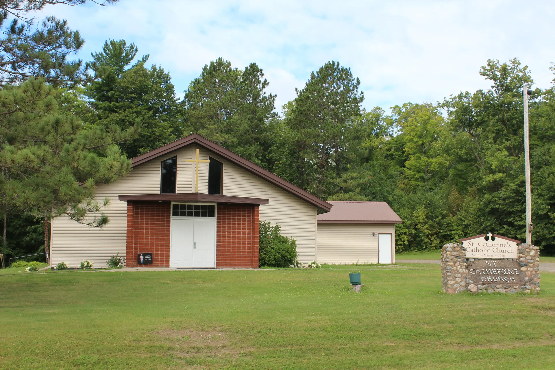 St. Catherine's Catholic Church in Squaw Lake, Minnesota.