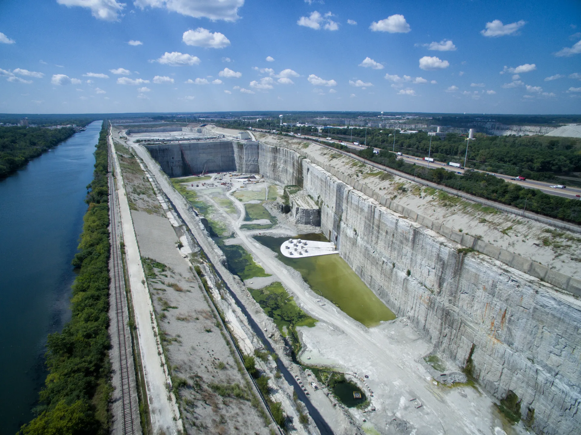 McCook Reservoir in McCook, Illinois.