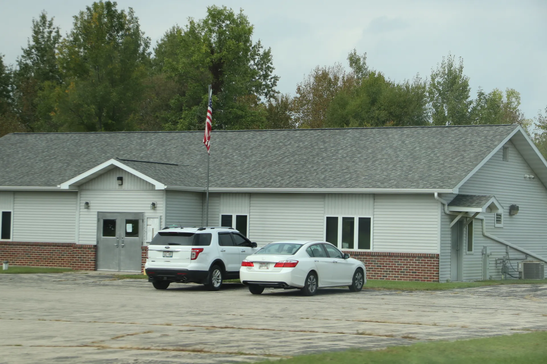 Pound Town Hall building in Pound, Wisconsin.