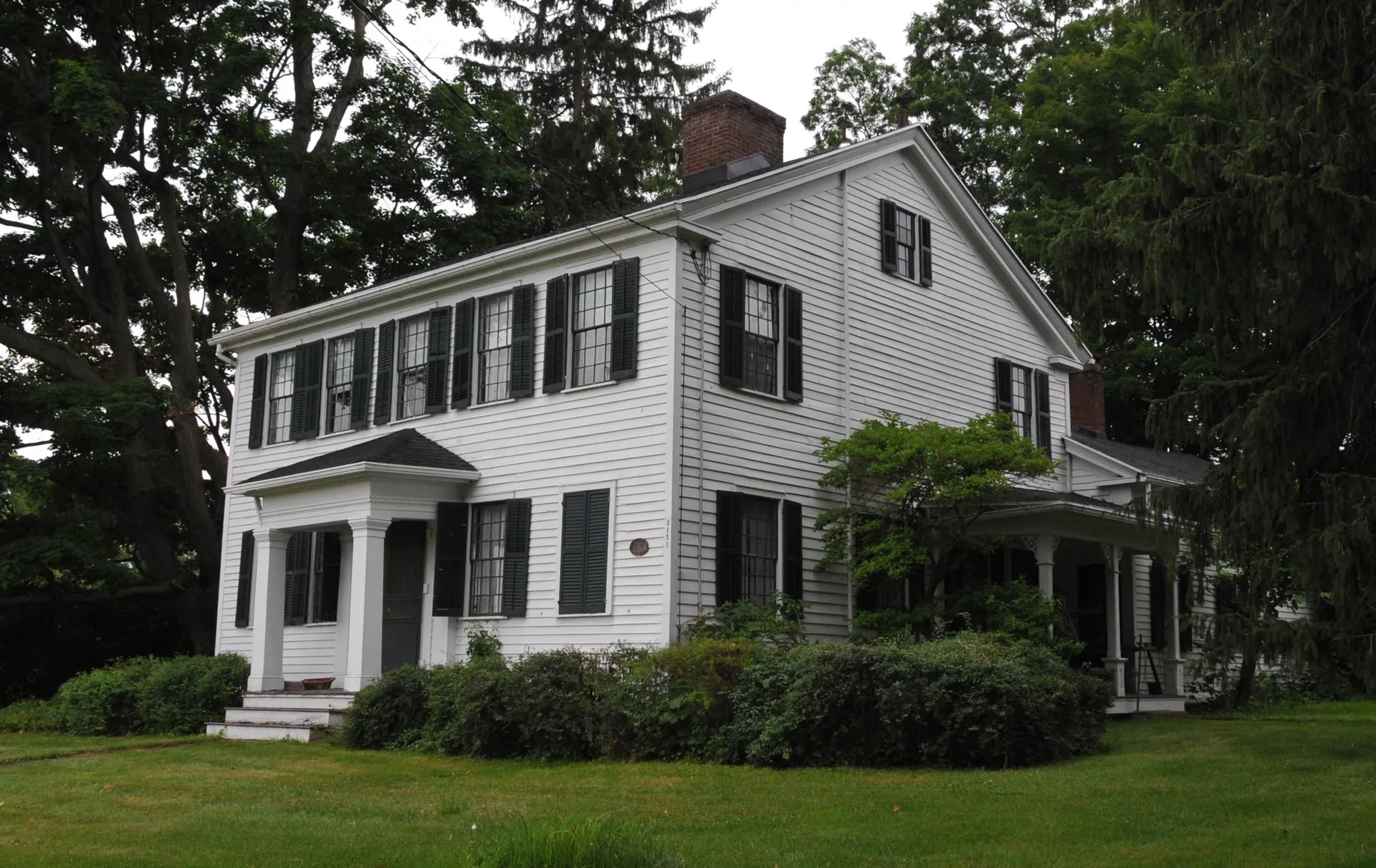 Historic Hopkins Farm house in Pittsford, Vermont.