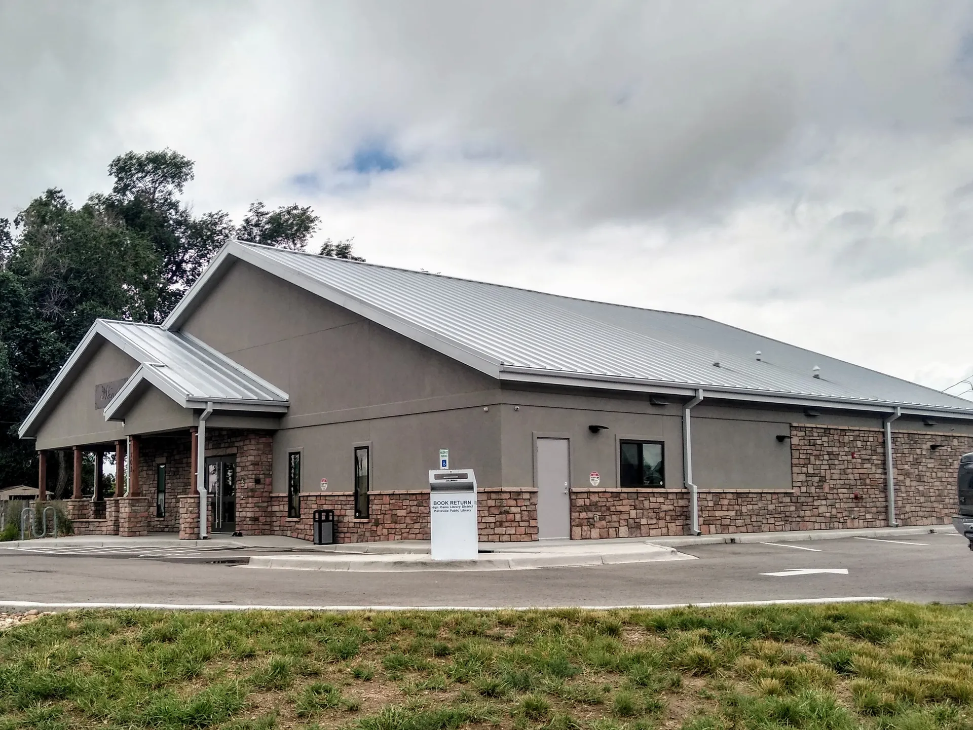 Nantes Library building in Gilcrest, Colorado.