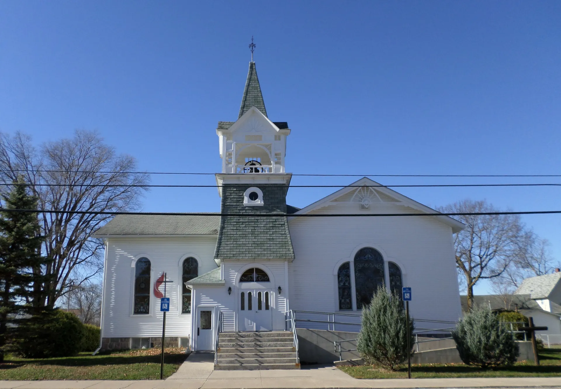 United Methodist Church in Maple Rapids, Michigan.