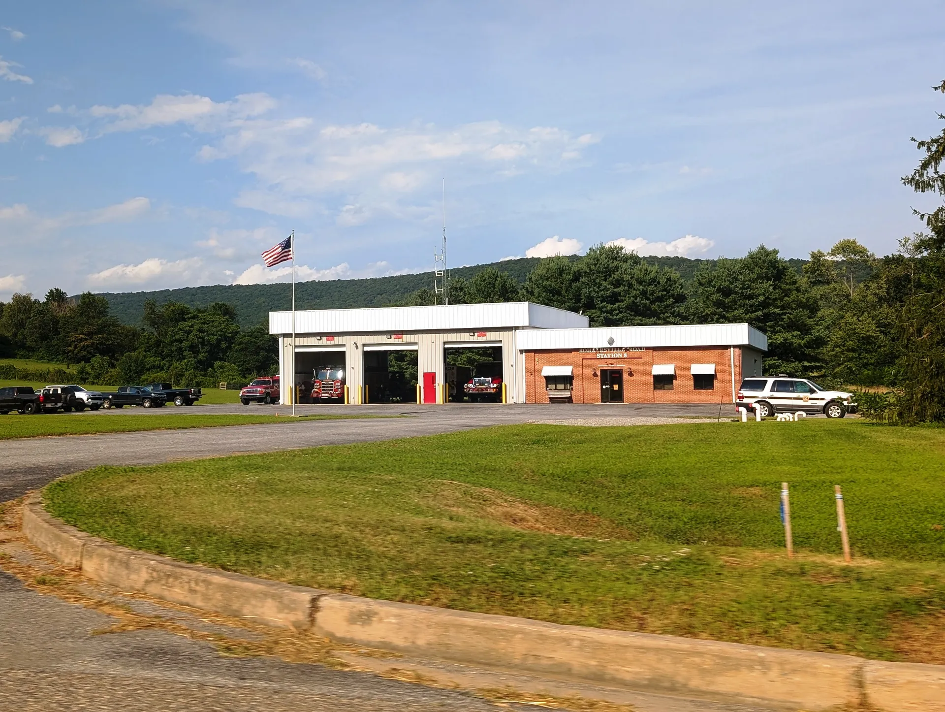 Rohrersville Road Station 8 fire department in Gapland, Maryland.