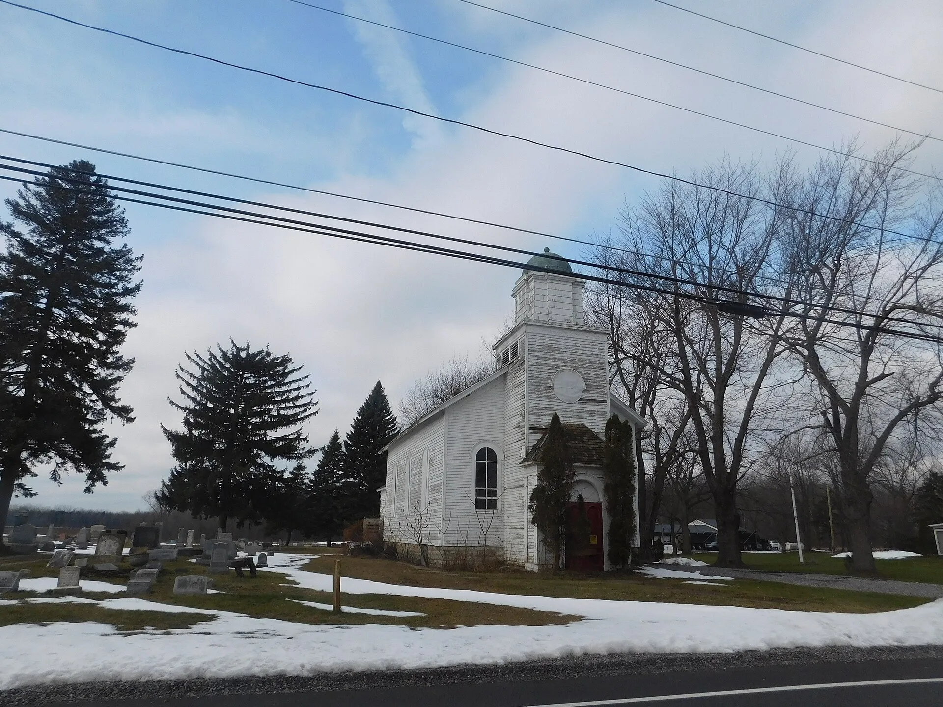South Newstead church. Newstead Town, NY.