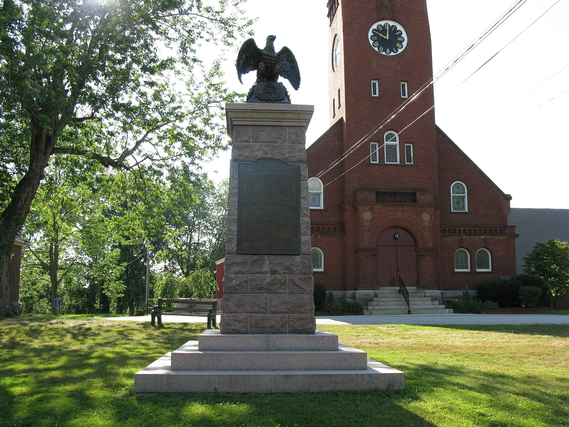 WarMonumentbyJohnWilsonDudleyMassachusetts2. Dudley Town, MA.