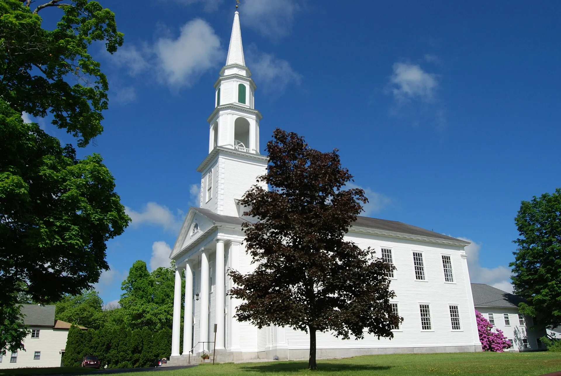First Church Mendon. Mendon Town, MA.