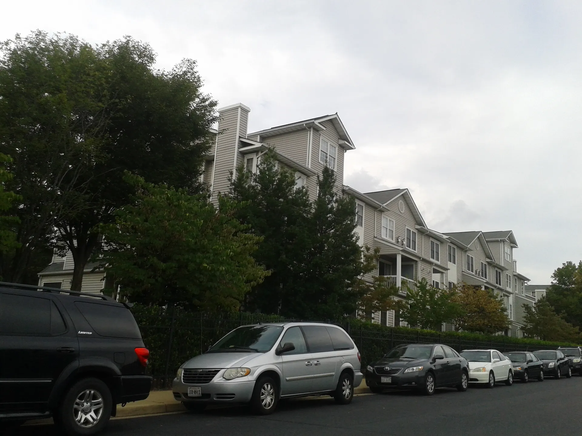 Condominium buildings in Fair Lakes, Fairfax County, Virginia.