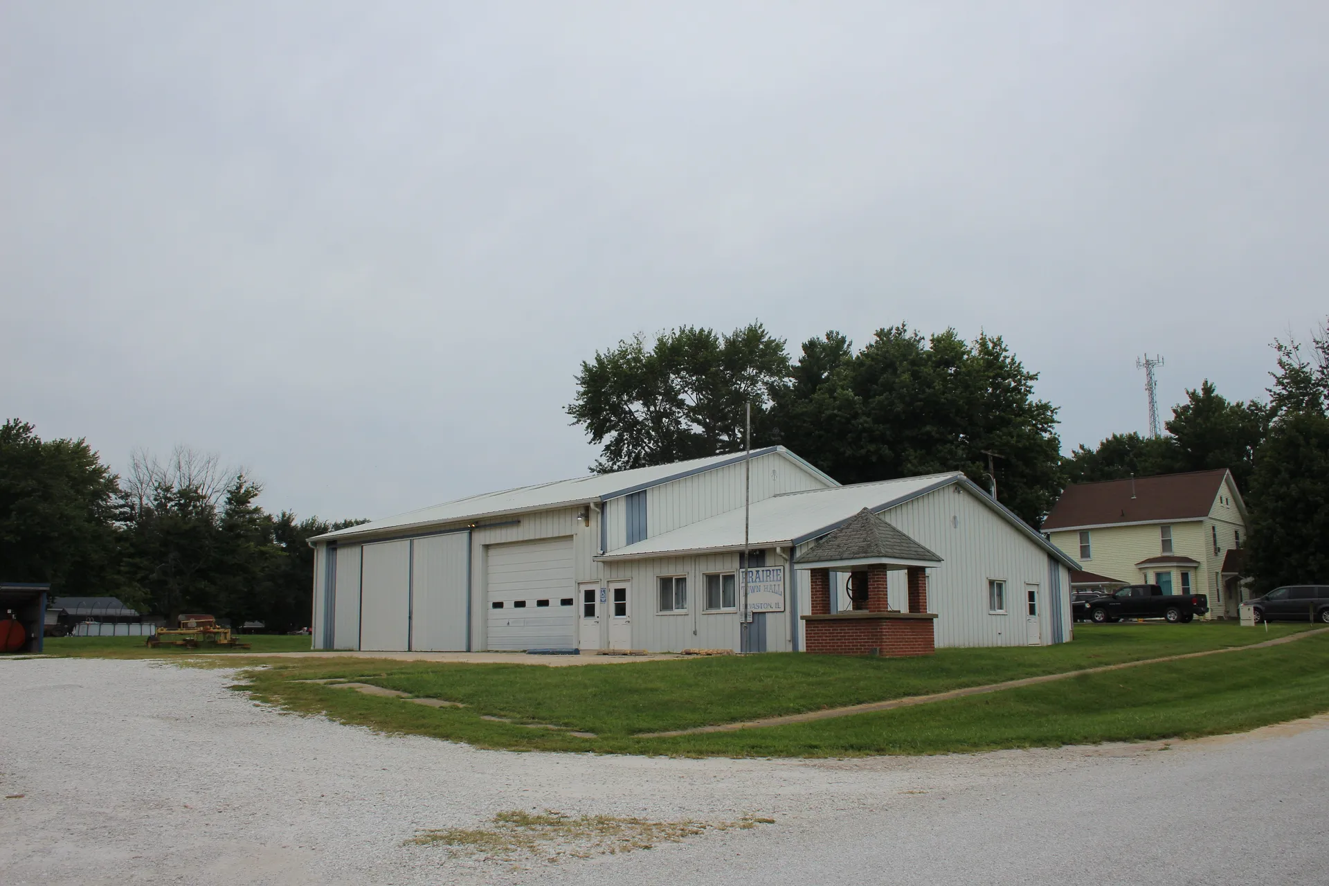 Prairie Township building in Elvaston, Illinois.