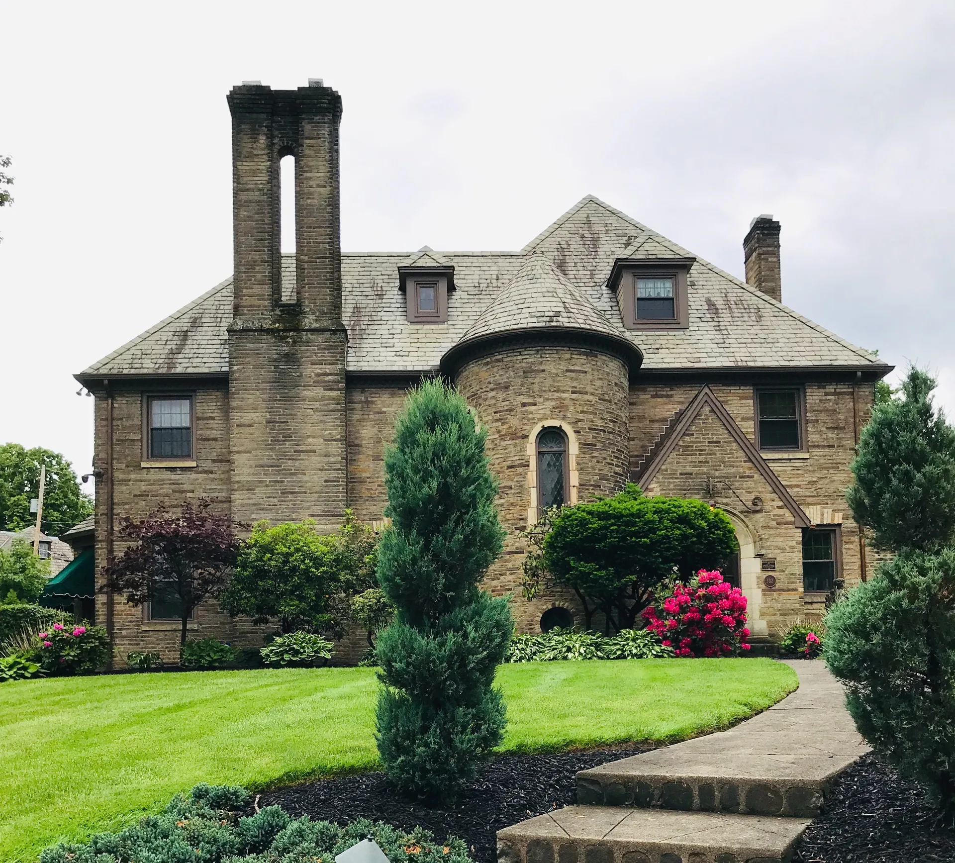 Historic Obermeier House in Ridgewood, Ohio.