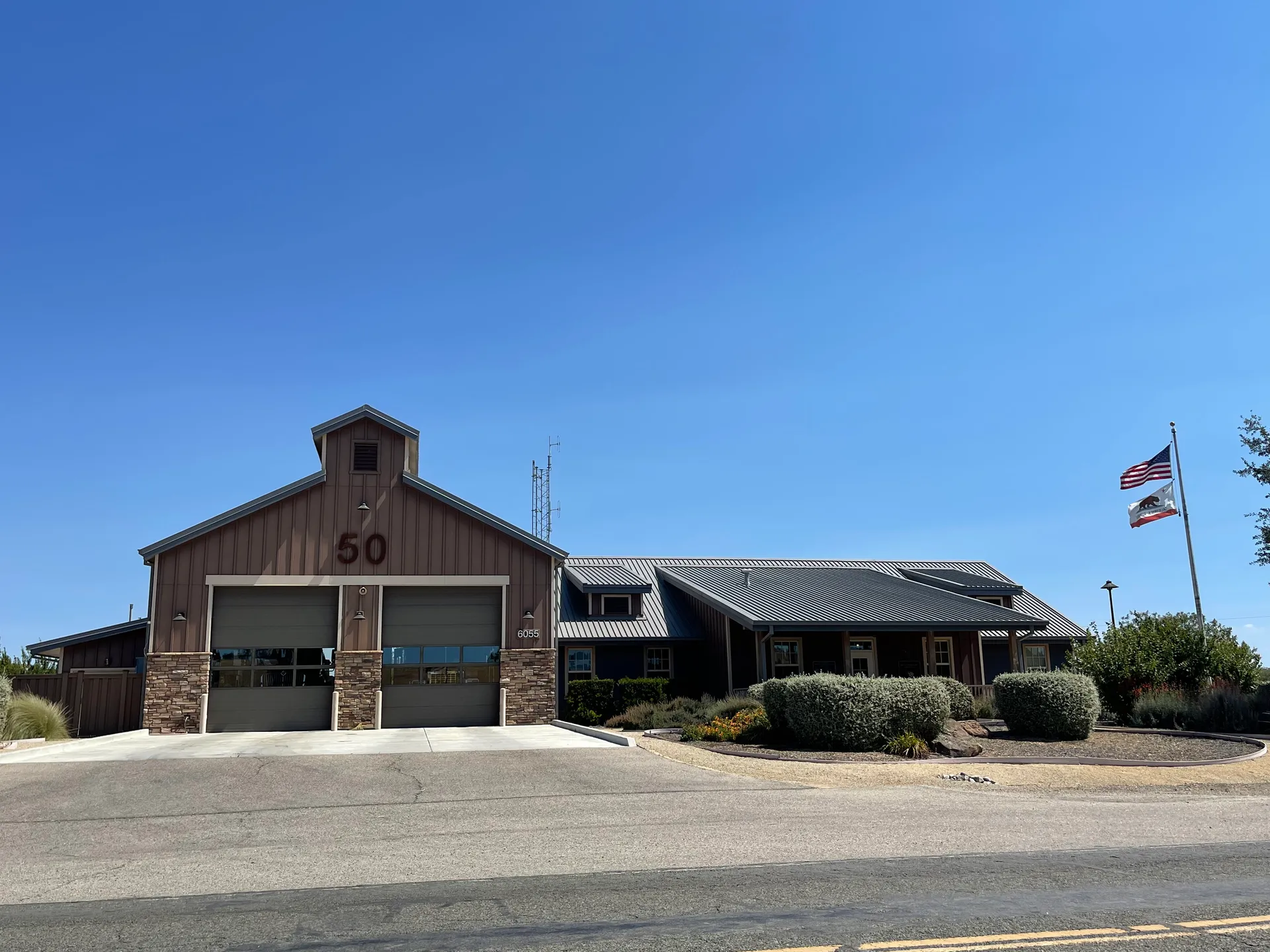 Cal Fire Station 50 in Creston, California.