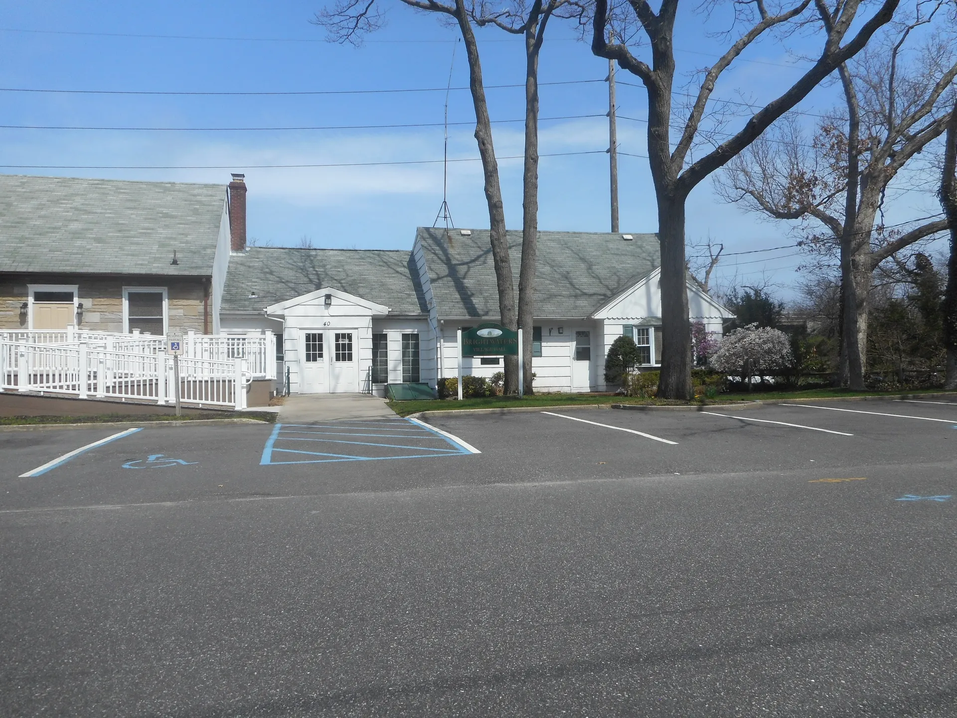 Brightwaters Village Hall; April 2019-3. Brightwaters, NY.
