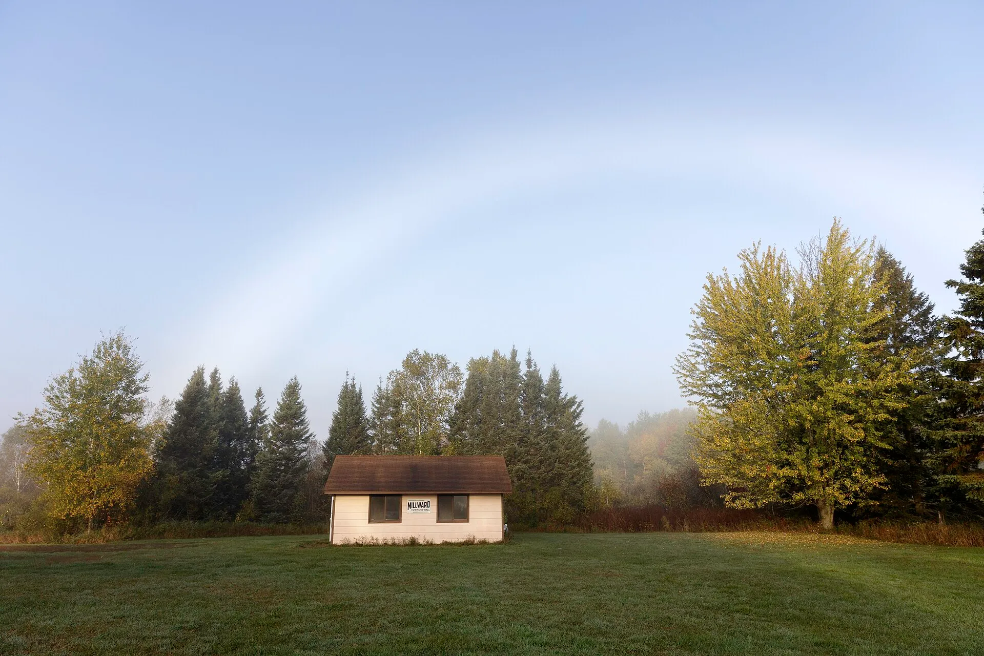 Millward Township Hall in Minnesota.