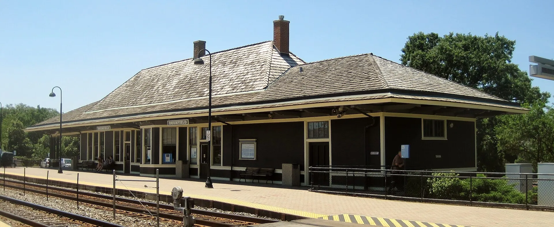 Chicago, Milwaukee and St. Paul Railway Passenger Depot. Deerfield, IL.