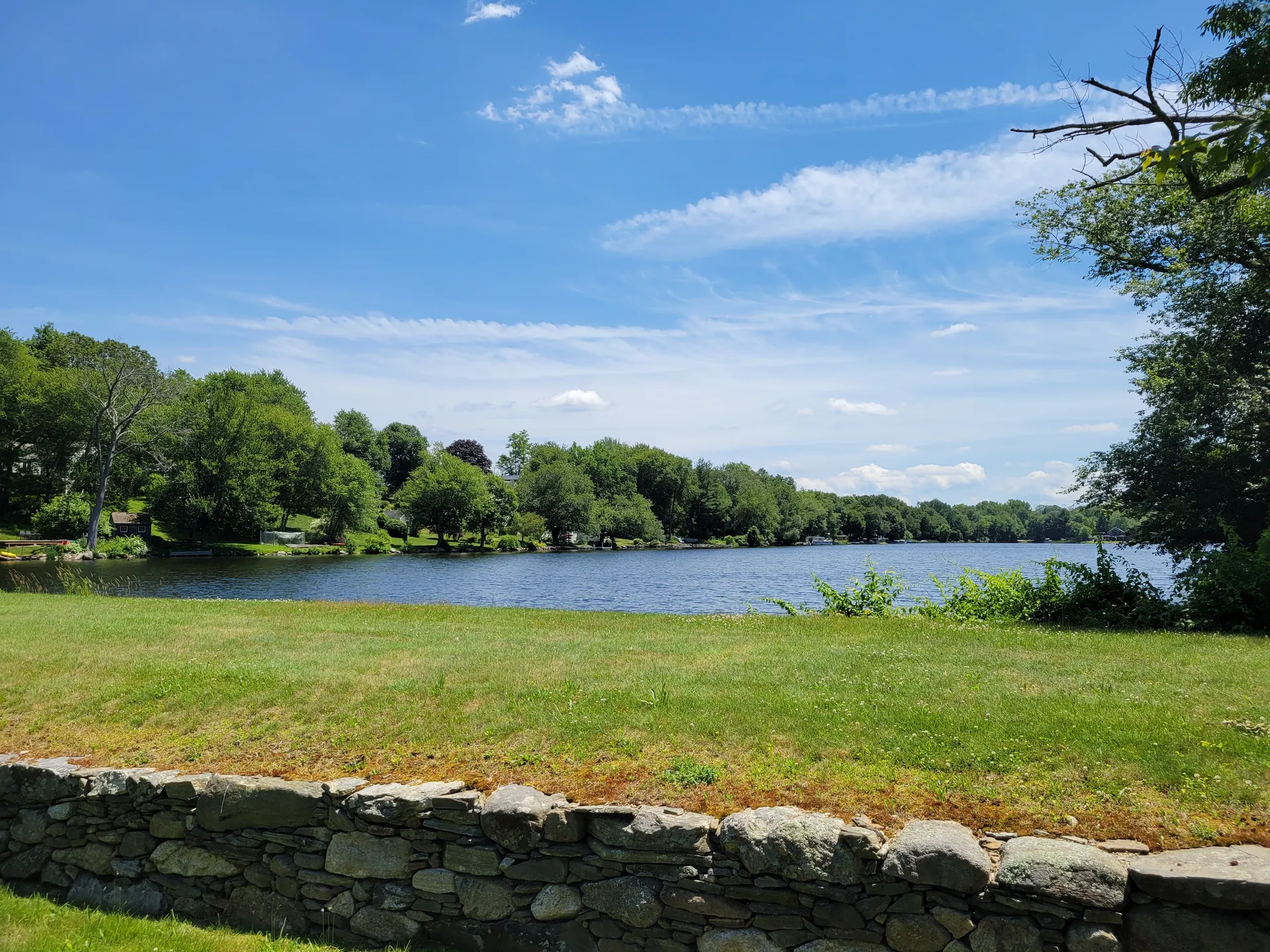 Quasset Lake in Woodstock, Connecticut.