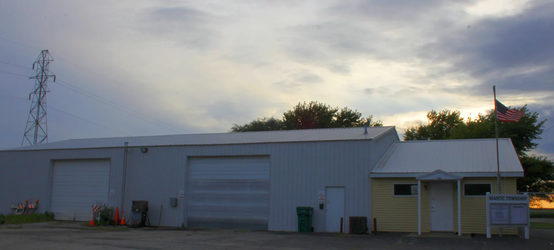 Niantic Township building in Niantic, Illinois.
