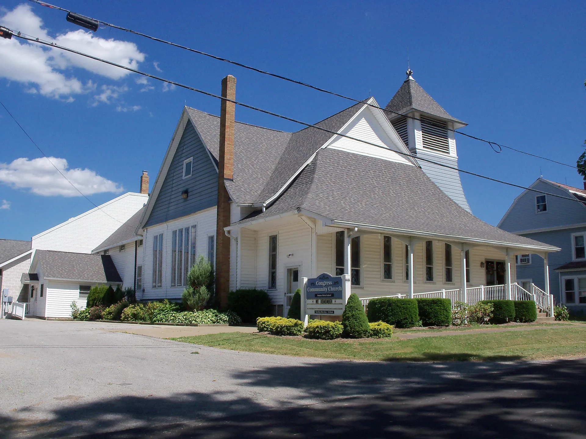 Congress Community Church in Congress, Ohio.