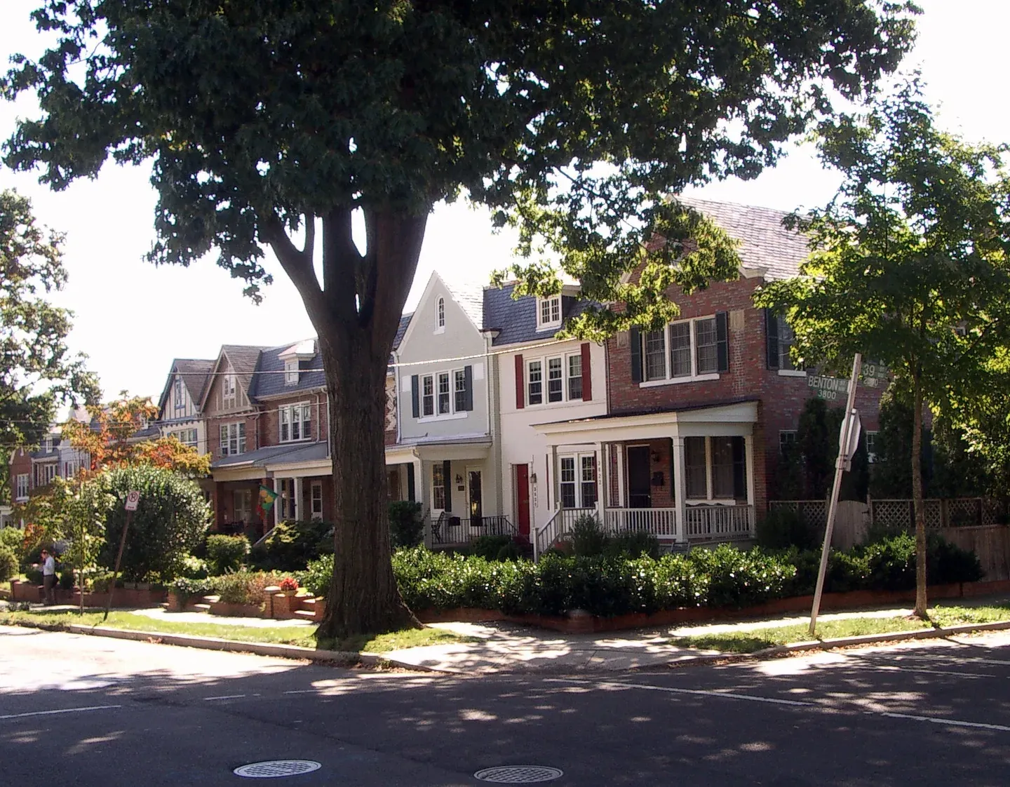 Benton Street in en:Glover Park, Washington, D.C.