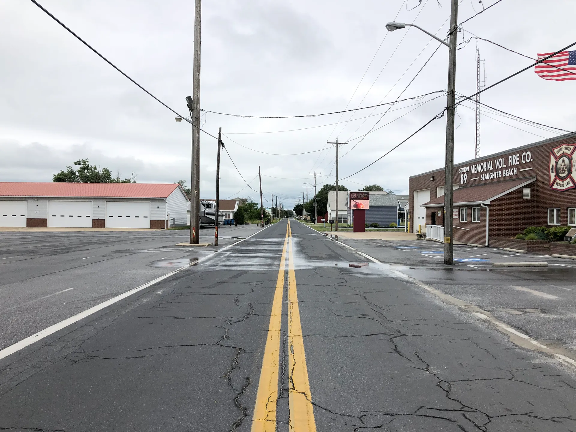 Bay Avenue in Slaughter Beach, Delaware.