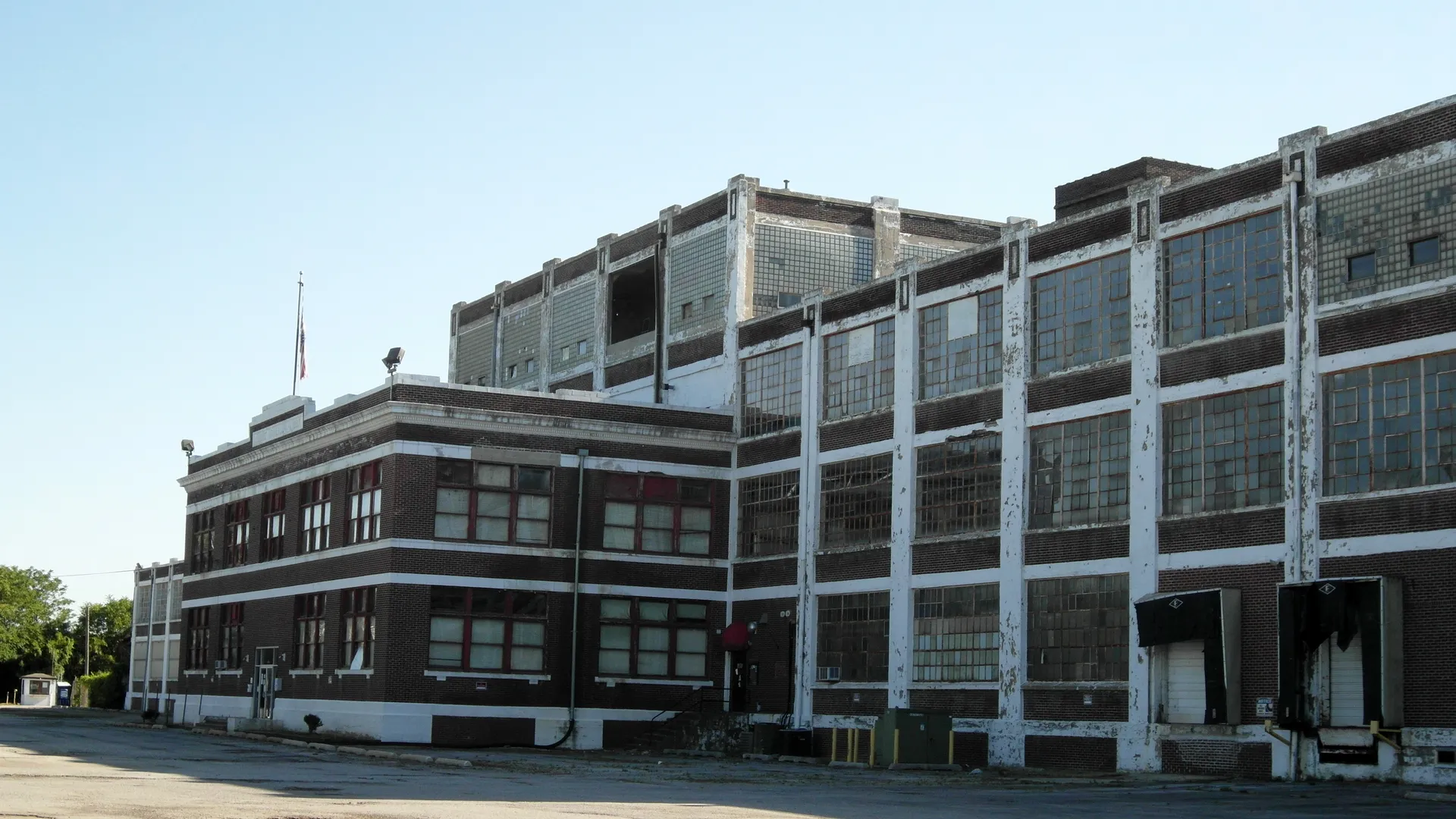 Historic Libby, McNeill and Libby building in Blue Island, Illinois.