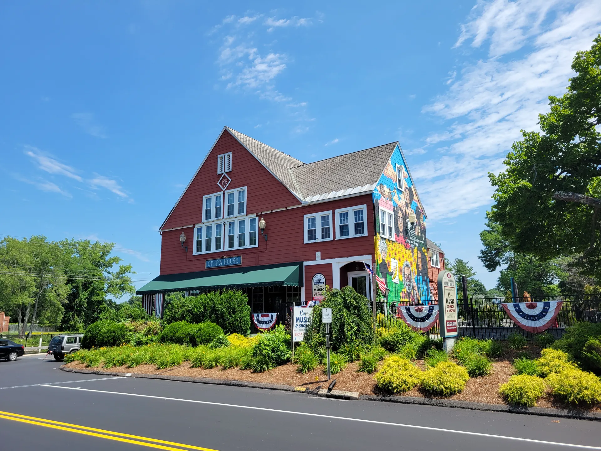 Historic Broad Brook Opera House in Broad Brook, Connecticut.
