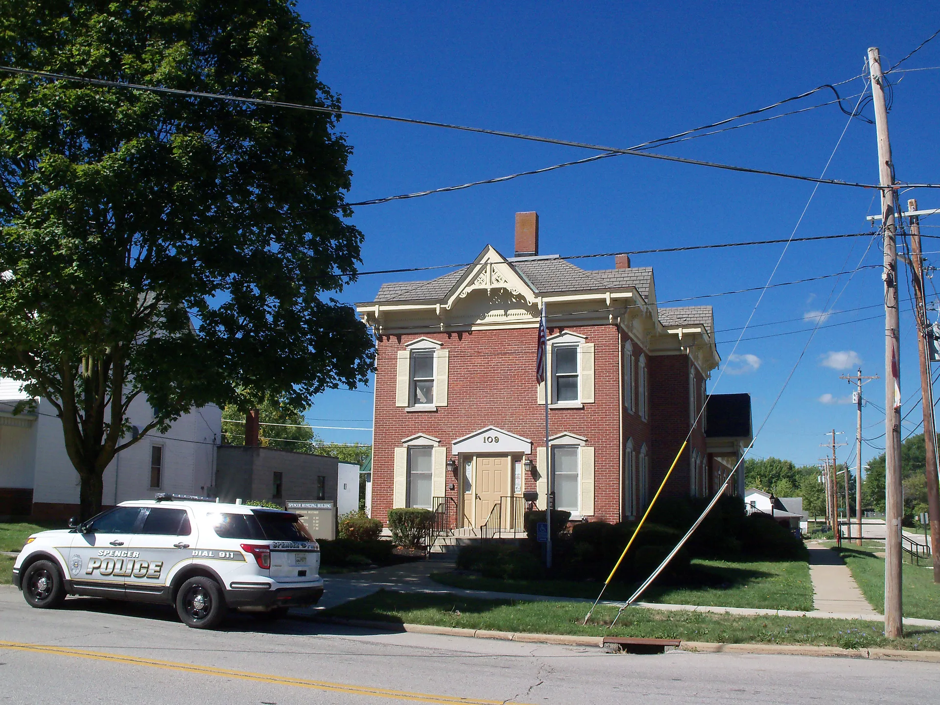Spencer Municipal Building in Spencer, Ohio.