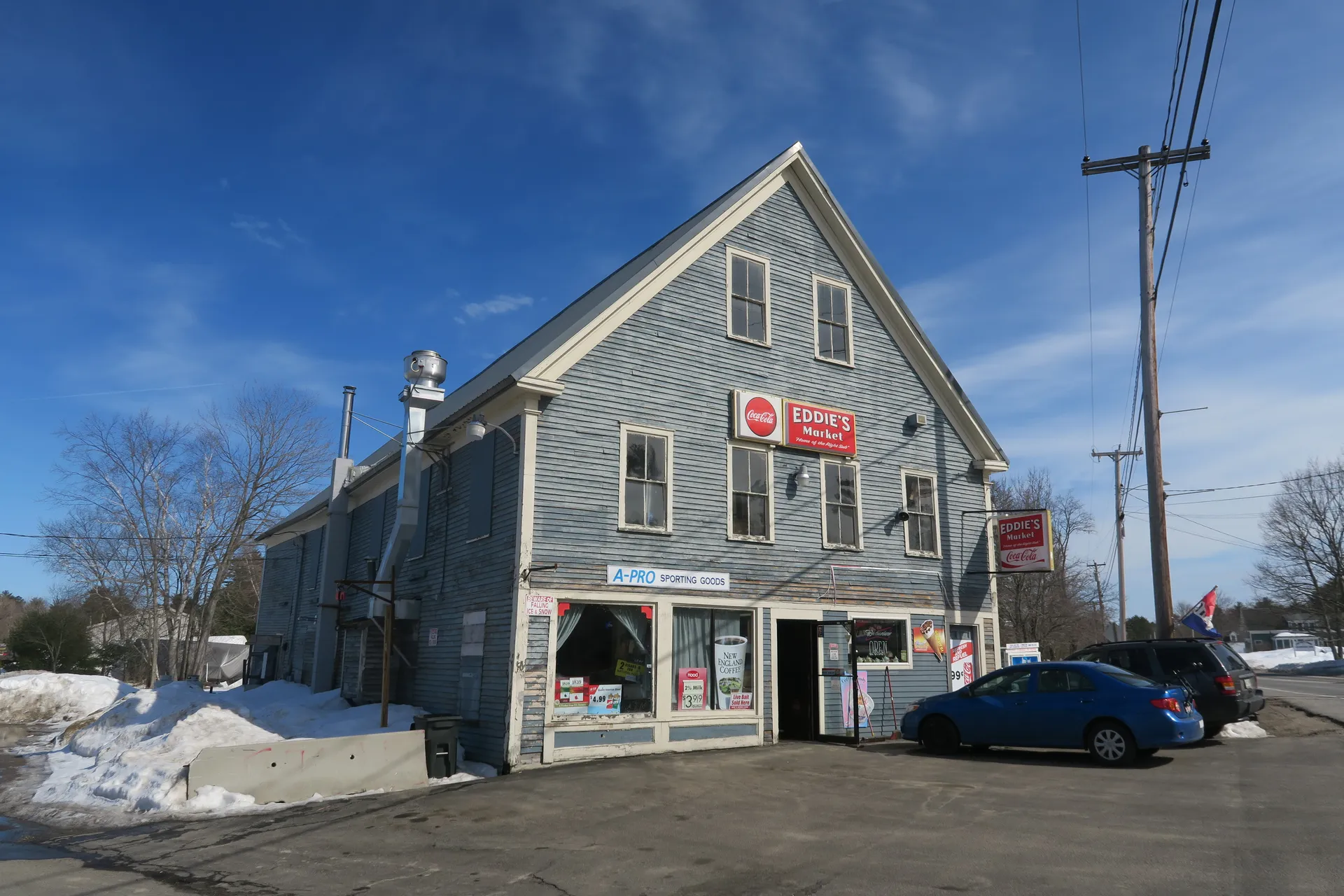 Eddie's Market in Steep Falls, Maine.
