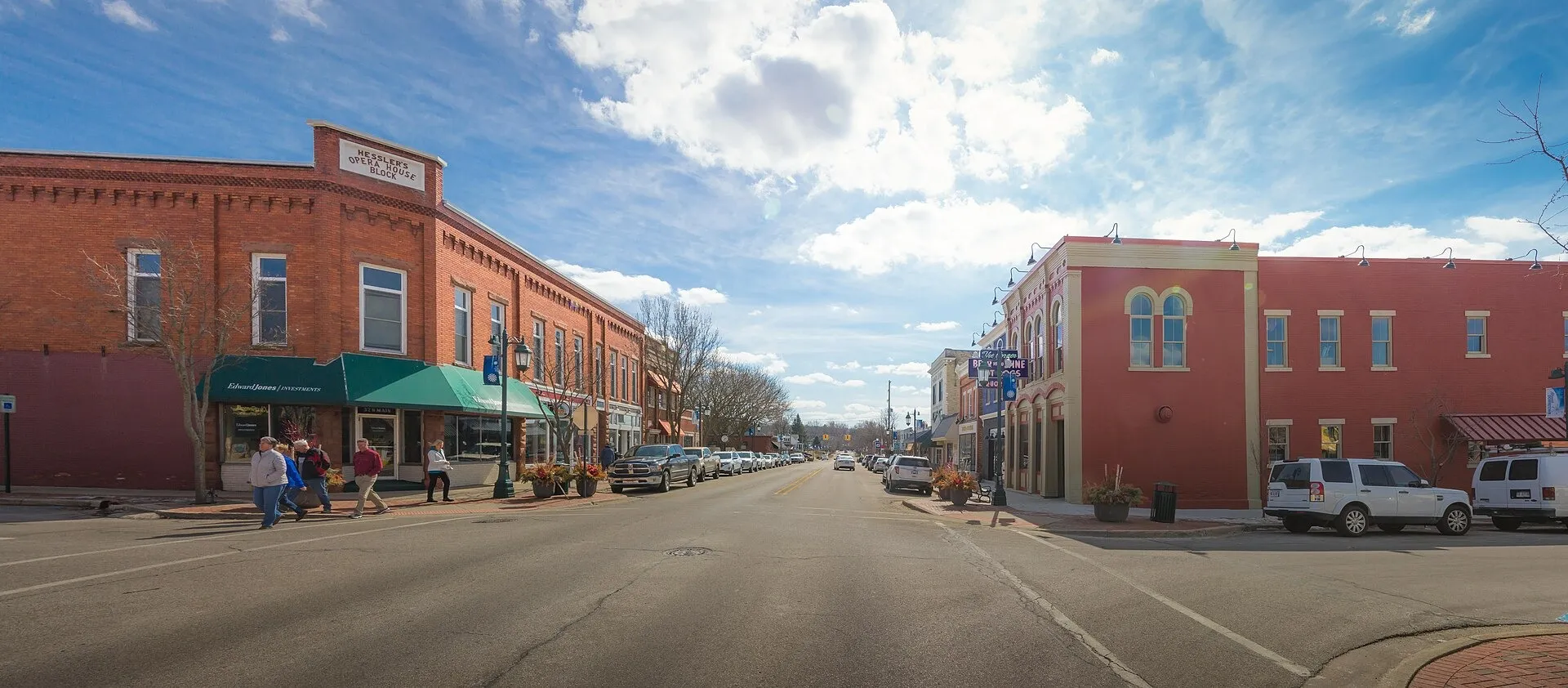 Downtown Rockford Pano. Rockford, MI.