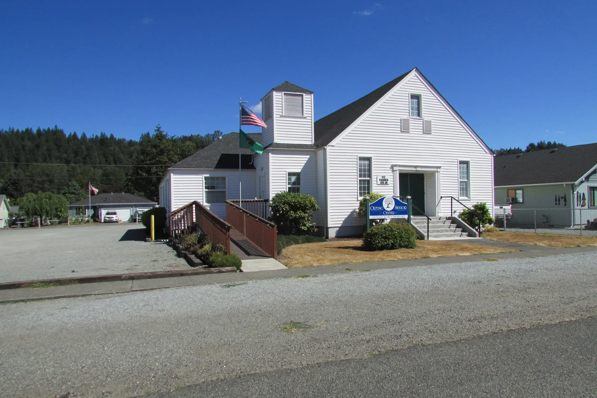 Orting Senior Center building in Orting, Washington.