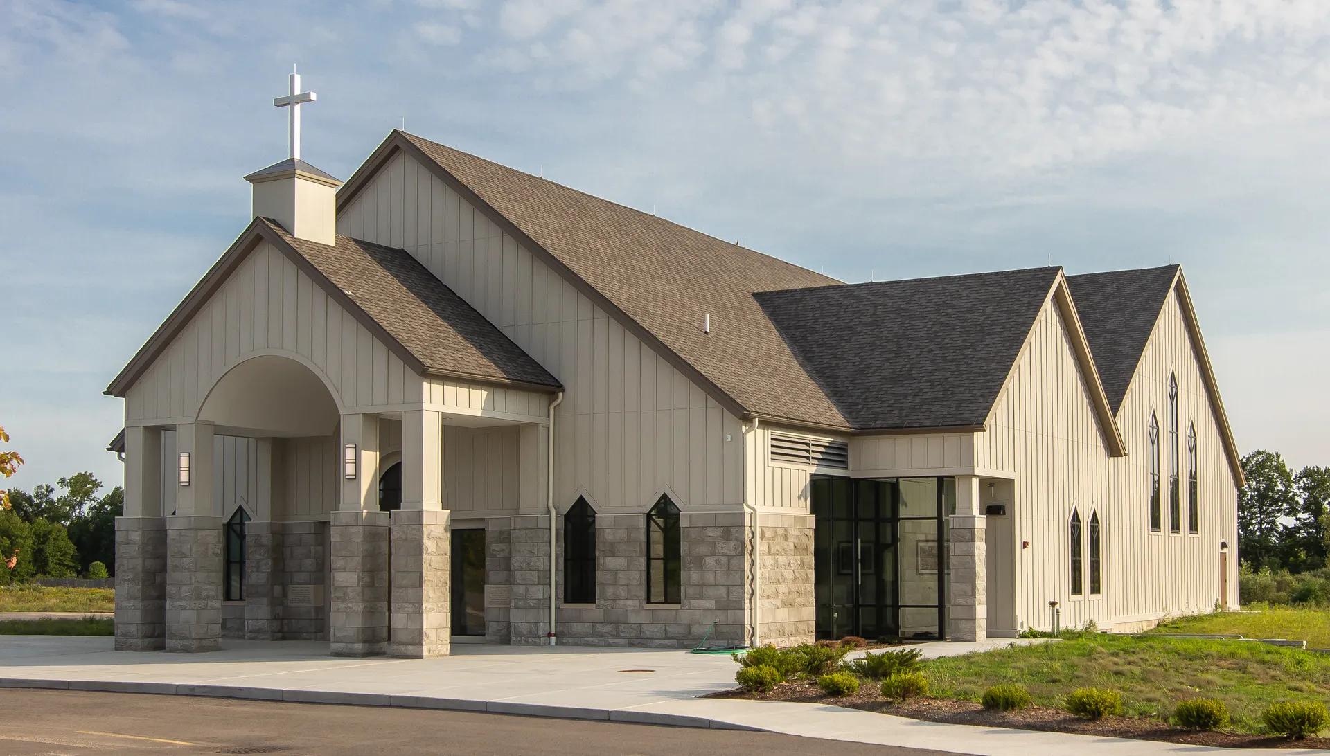 St. John Paul II church in Cedar Springs, Michigan.