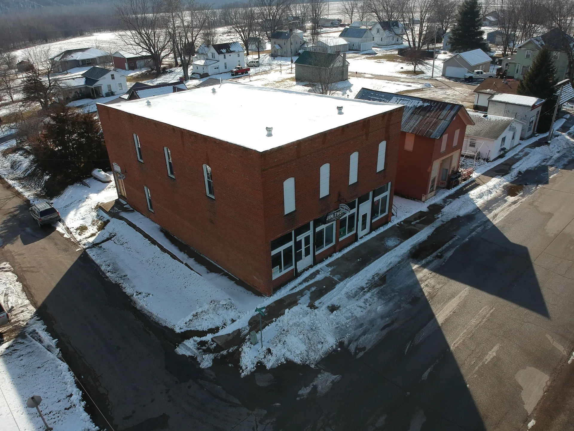 Historic Ellisville Opera House in Ellisville, Illinois.