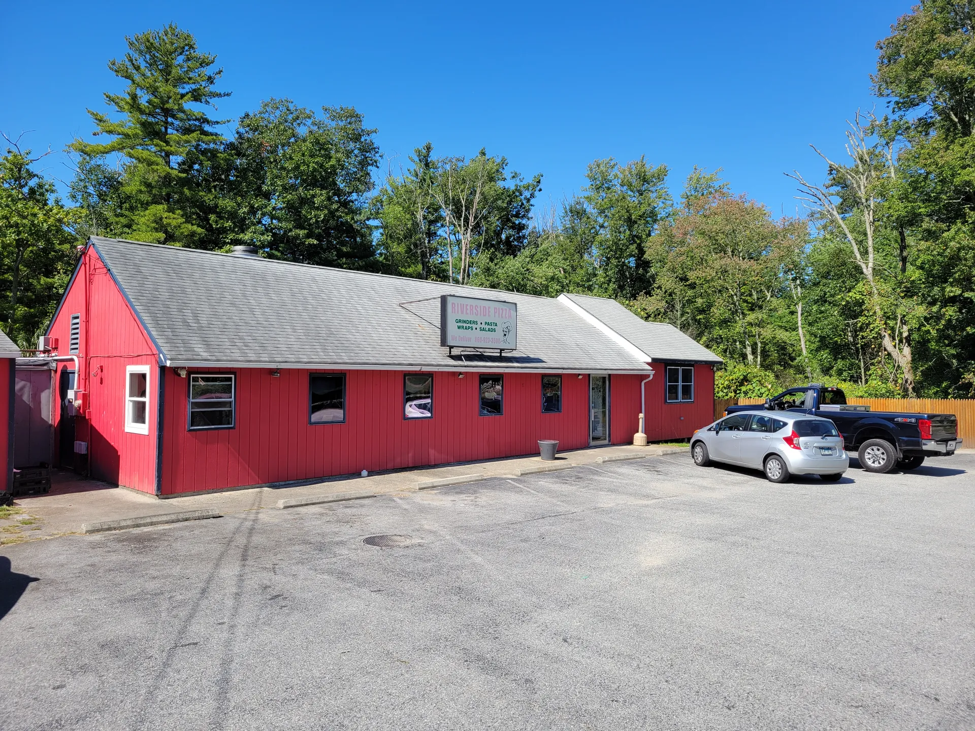 Riverside Pizza in Mechanicsville, Connecticut.