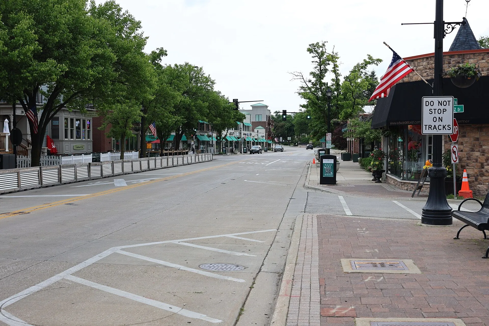 Downtown Northbrook, IL. Northbrook, IL.