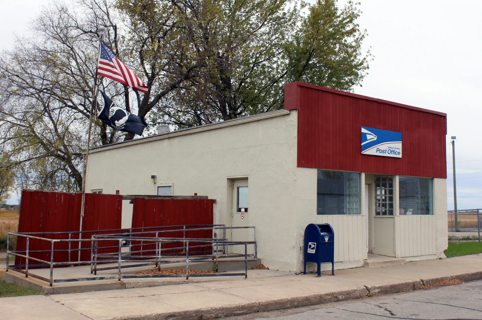 United States Post Office in Ogema, Minnesota.