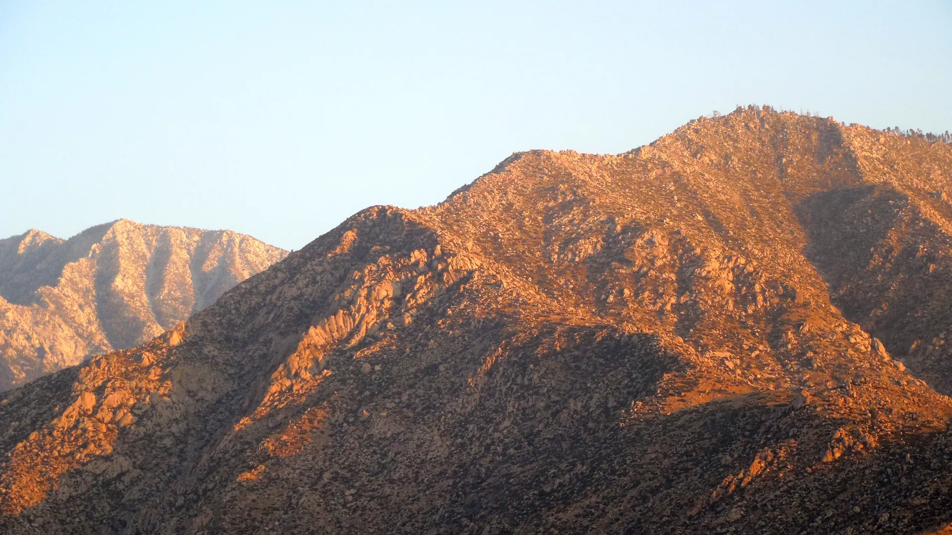 View of the Mountains from I-10 in Cabazon, California, 2017