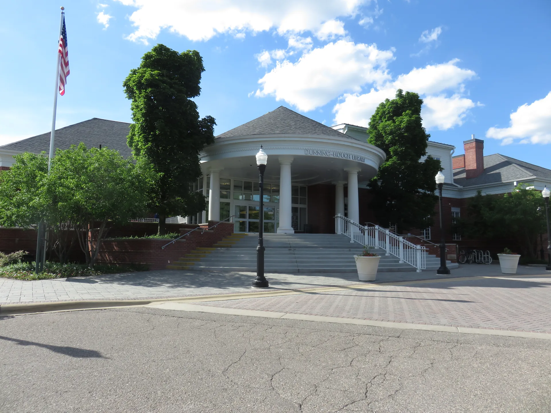 Dunning-Hough Library building in Plymouth, Michigan.
