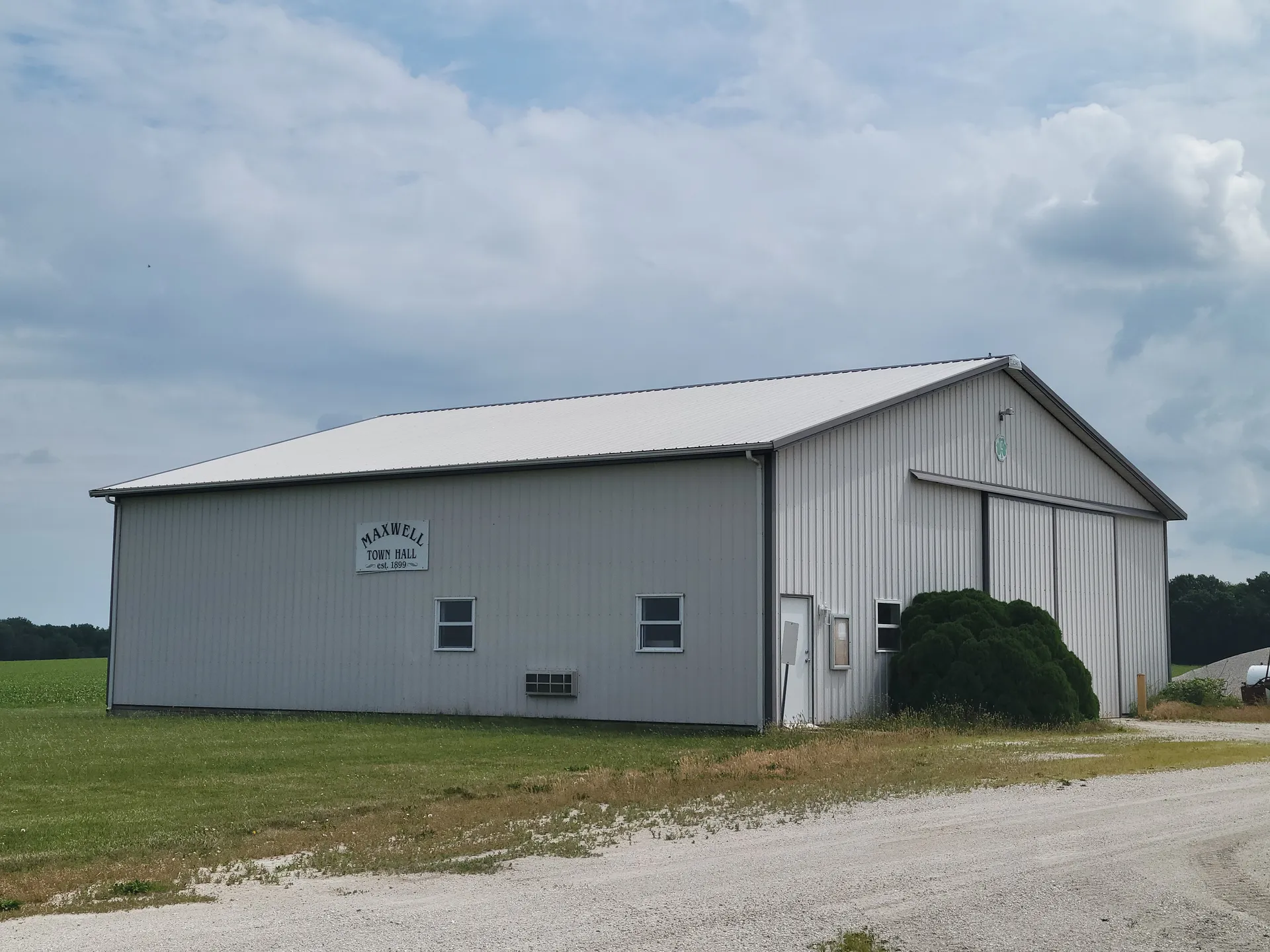 Maxwell Township building in Illinois.