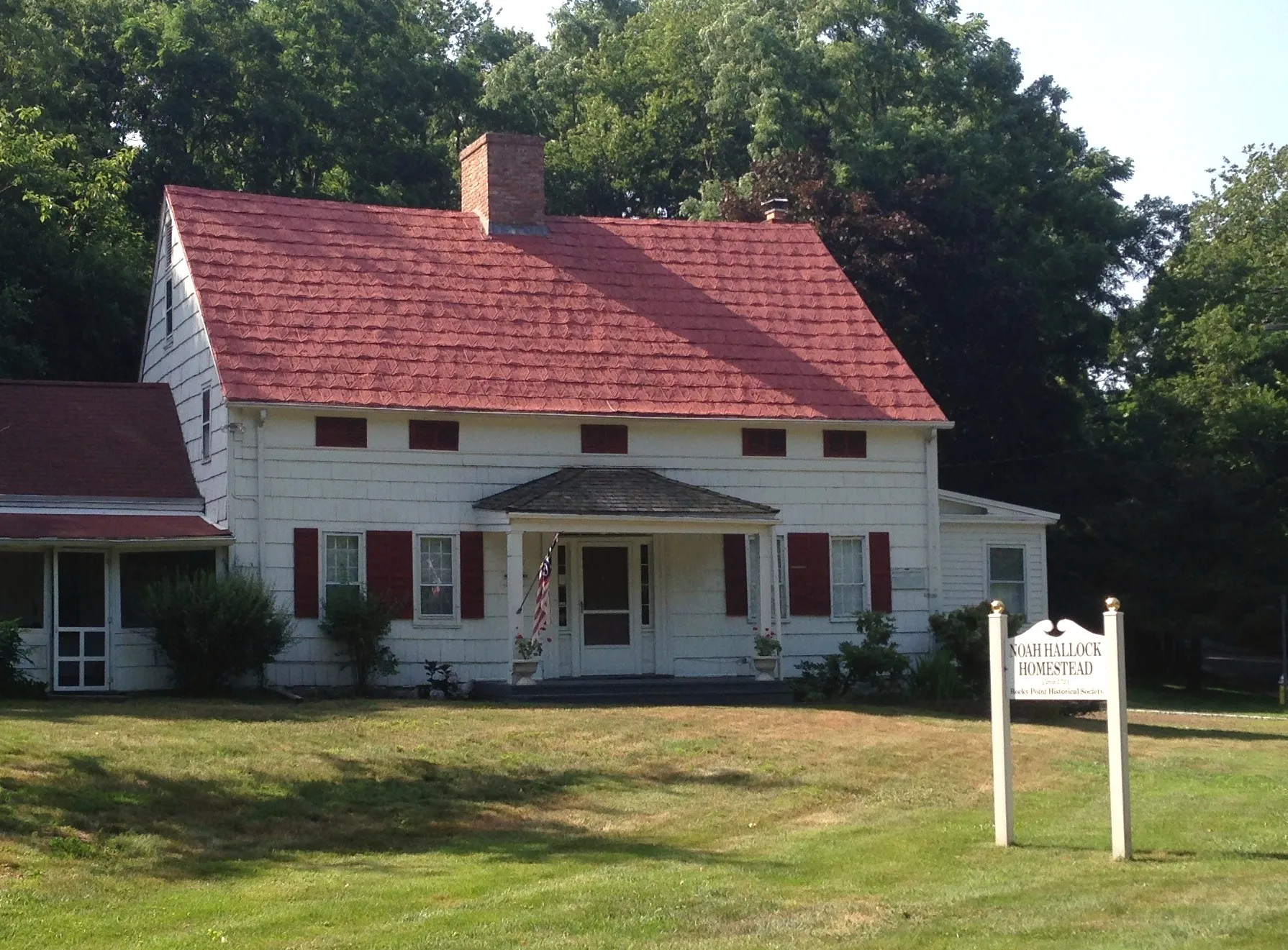 Noah Hallock Homestead. Rocky Point, NY.