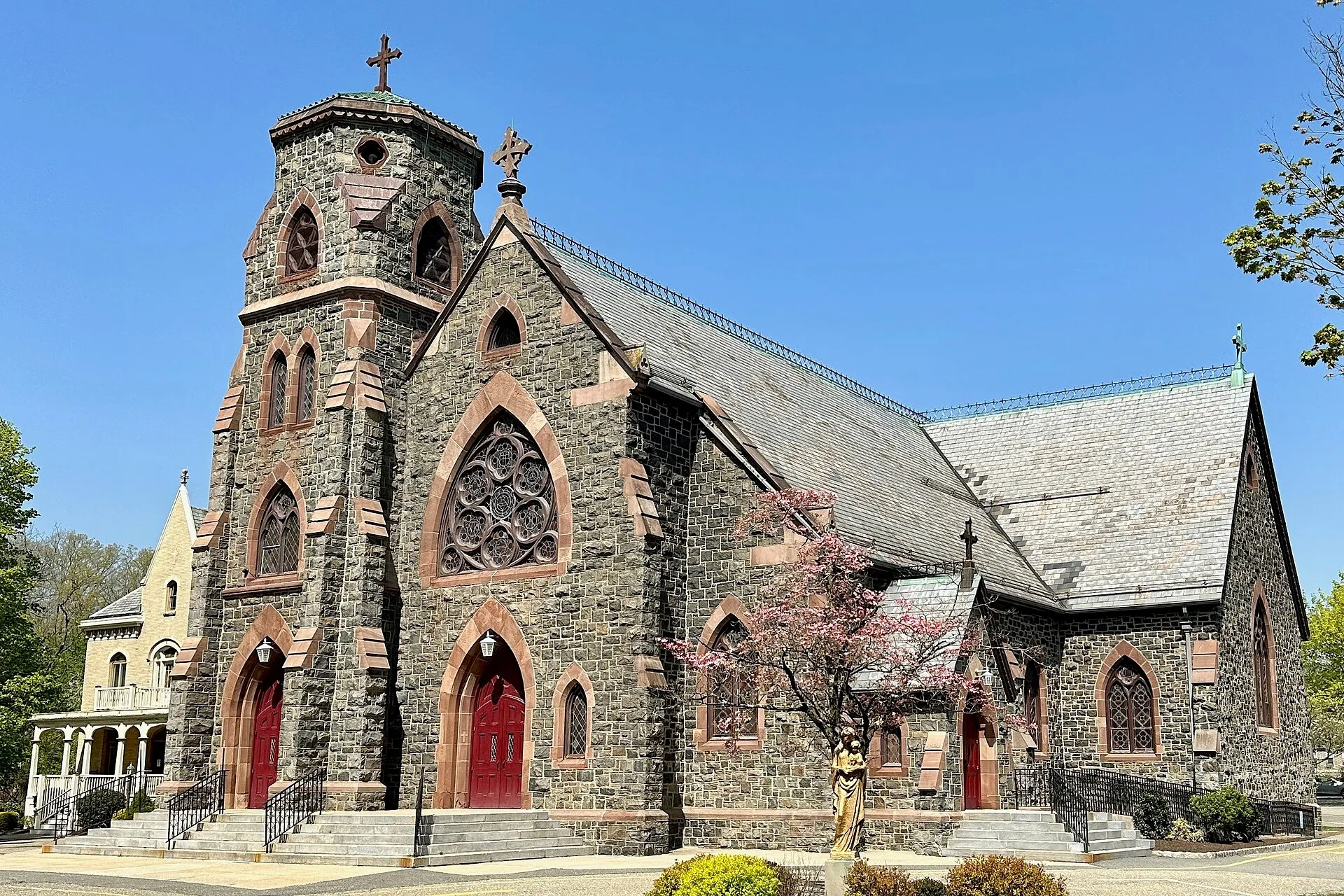St. Mary's Church, Wharton, NJ.jpg - area view. Wharton, NJ.