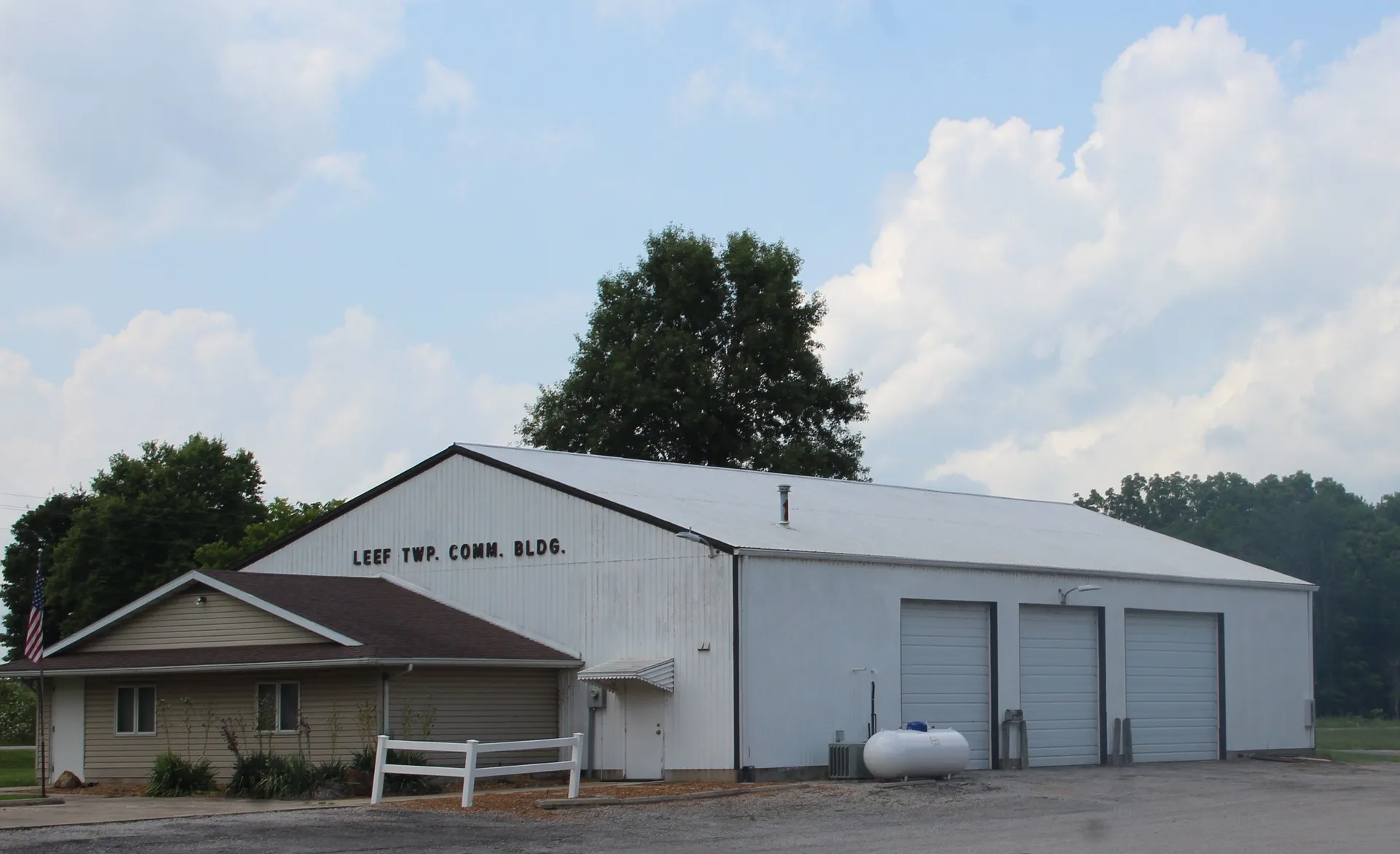 Leef Township Community Building in Illinois.