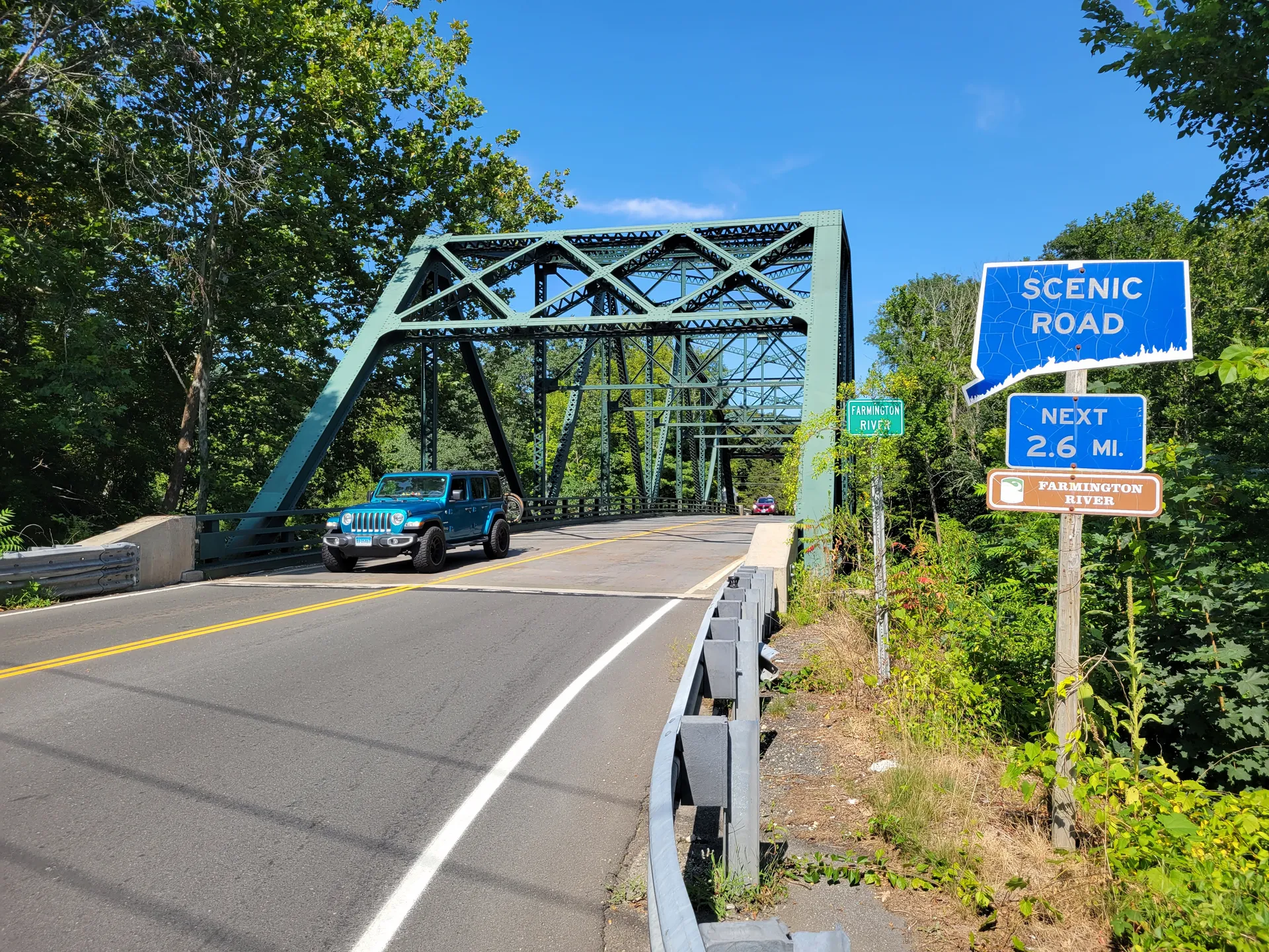 Pleasant Valley Bridge in Pleasant Valley, Connecticut.